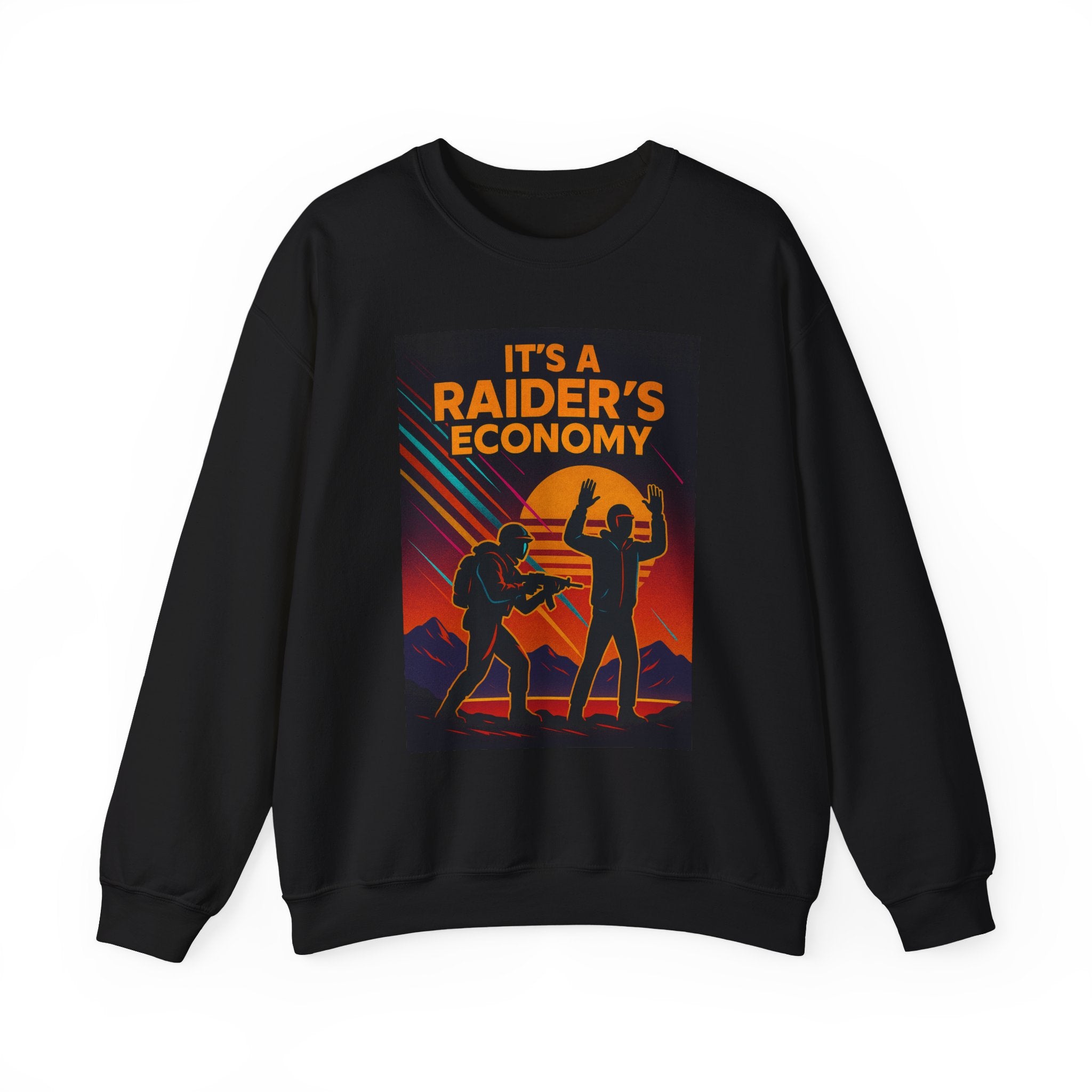 Retro Futuristic Raider Sweatshirt