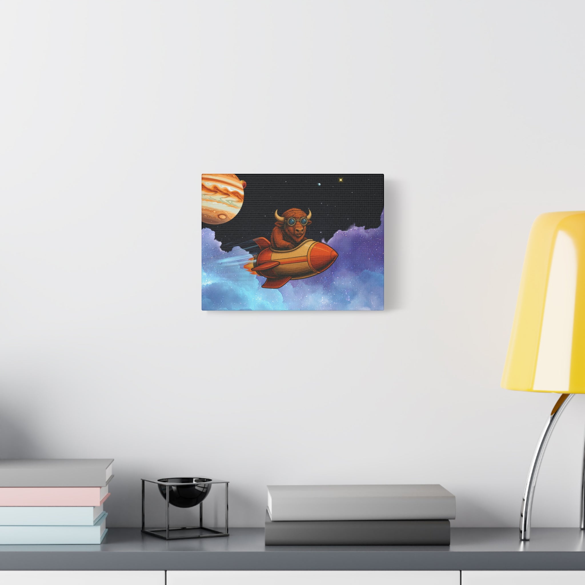 Drowzy Buffalo - Canvas Wall Art