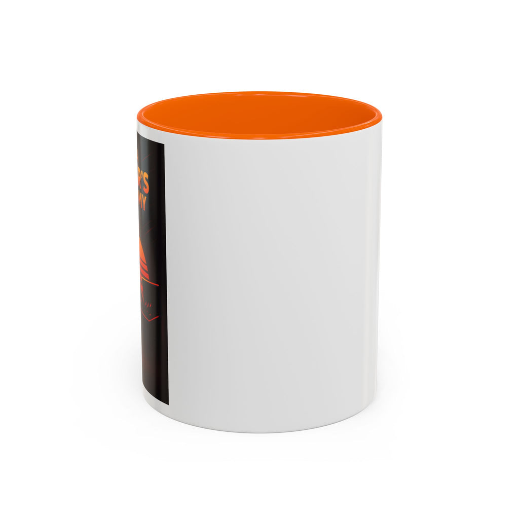 Graphic Coffee Mug - Retro Futuristic Raider Design (11oz)