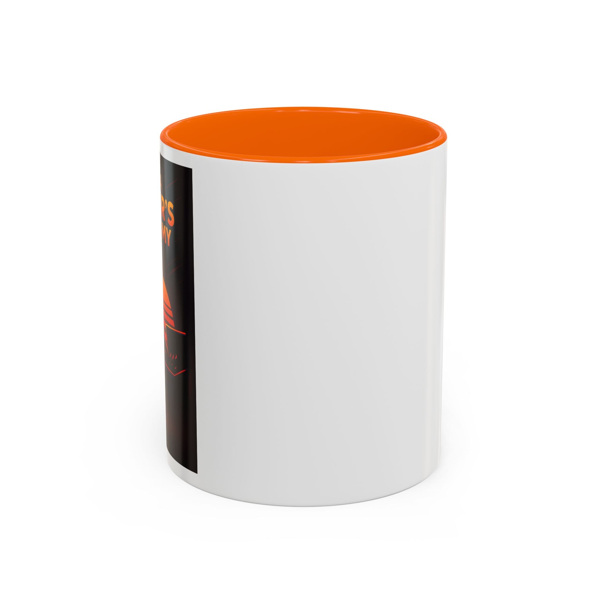 Graphic Coffee Mug - Retro Futuristic Raider Design (11oz)